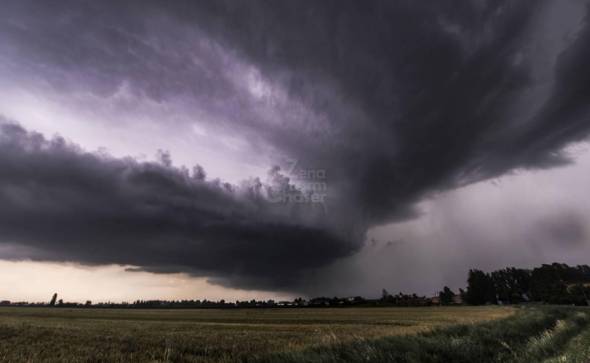 LUNEDI' 4 GIUGNO, VIOLENTA SUPERCELLA NOVI DI MODENA