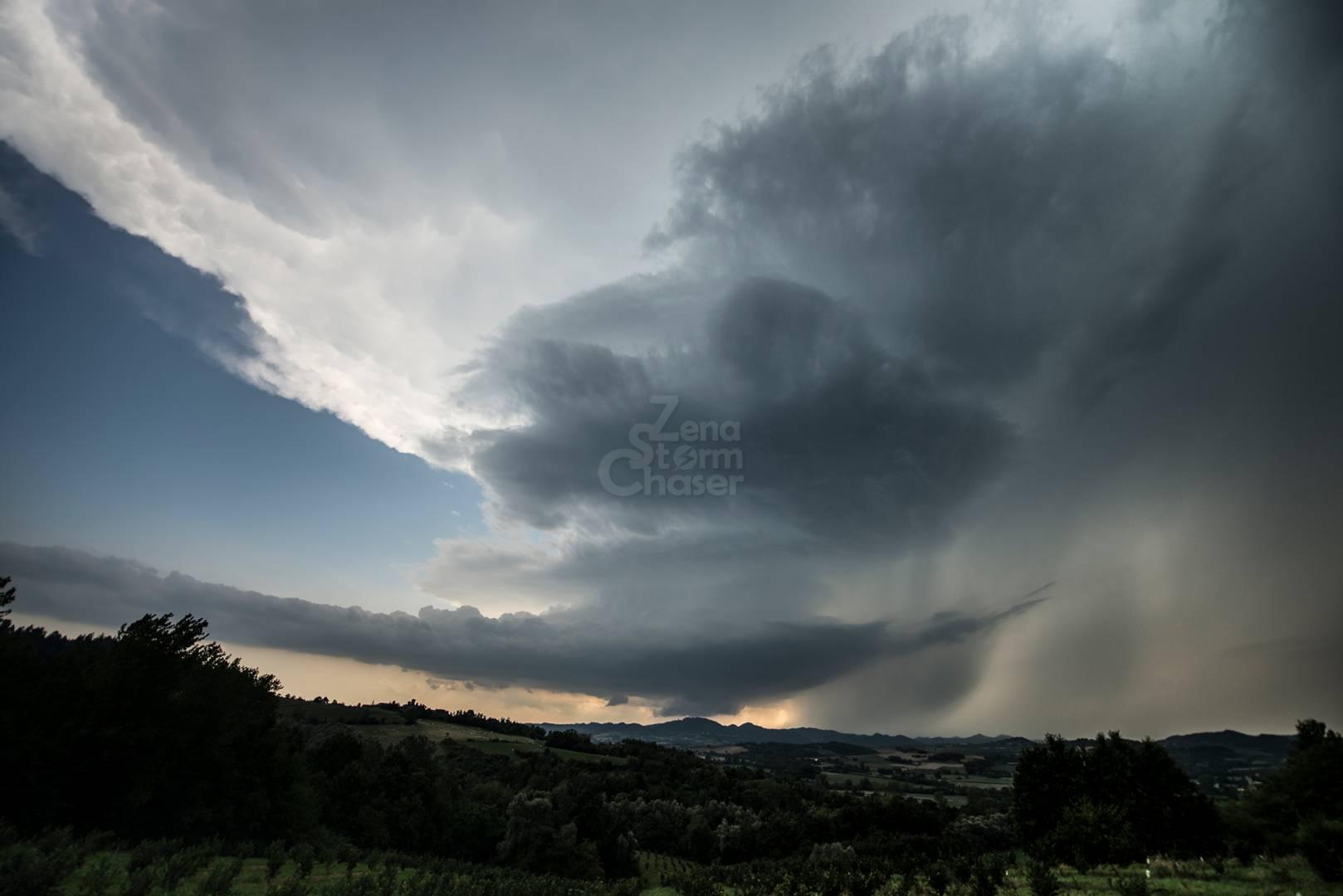 SUPERCELLA LOW PRECIPITATION CASALE MONFERRATO, 11 AGOSTO 2019