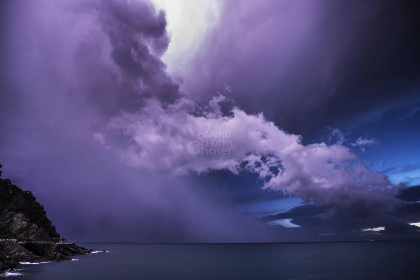 TEMPORALE DA FRONTE FREDDO,GENOVA 11 MAGGIO 2019